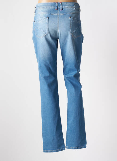 Blugi cu croială dreaptă albastru TBS femeie