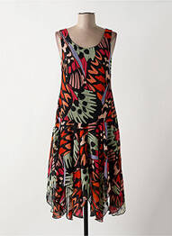 Rochie midi croială fluidă fără mâneci negru MOLLY BRACKEN femme