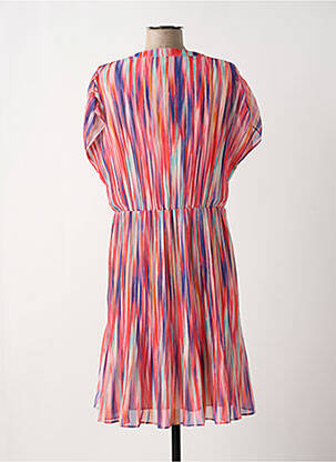 Rochie midi croială fluidă mâneci scurte roz MOLLY BRACKEN femeie
