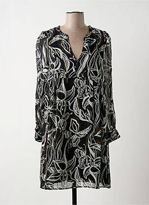 Rochie scurtă croială fluidă mâneci lungi negru LOLA ESPELETA femeie