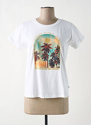 Tricou alb LE TEMPS DES CERISES femeie