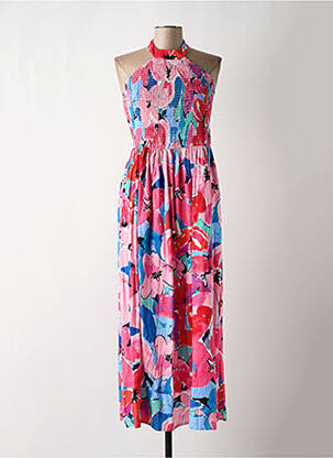 Rochie lungă roz MOLLY BRACKEN femeie