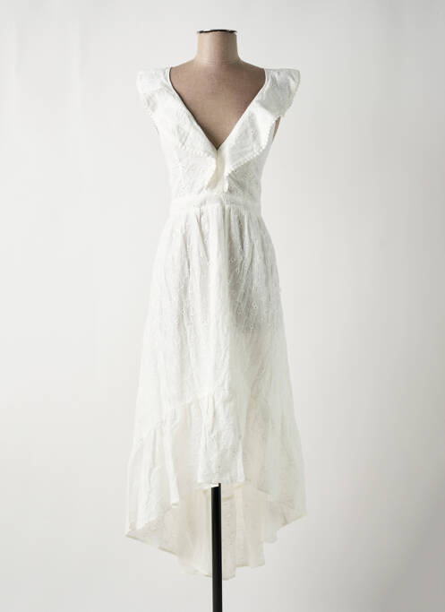 Rochie midi alb MOLLY BRACKEN femeie