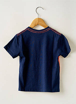 Tricou croială dreaptă mâneci scurte albastru BOBOLI băiat