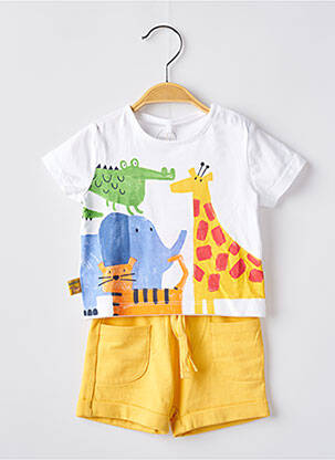 Set șort galben BOBOLI băiat