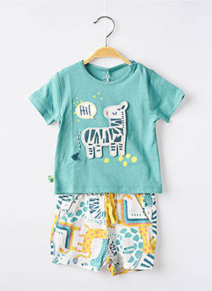 Set șort verde BOBOLI băiat