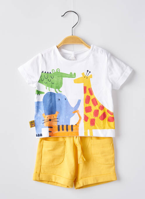 Set șort galben BOBOLI băiat