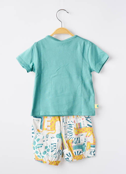 Set șort verde BOBOLI băiat