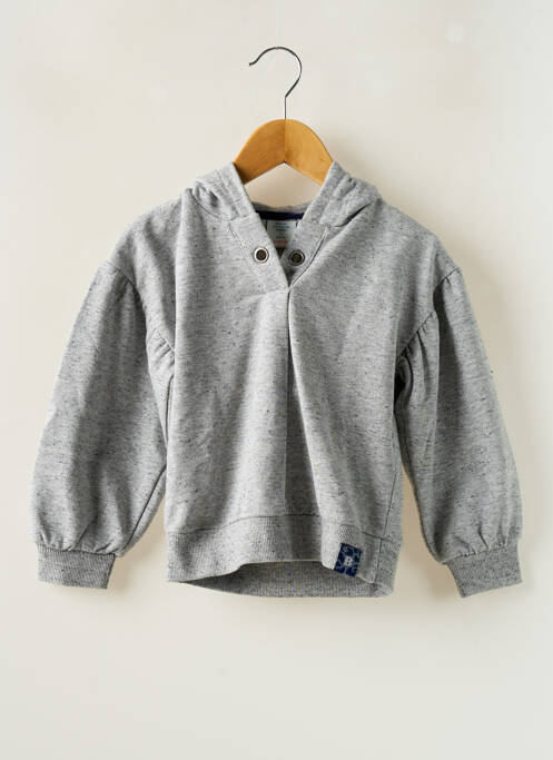 Hanorac cu glugă gri BOBOLI fată