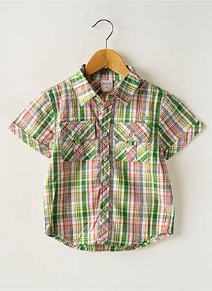 Cămașă cu mâneci scurte verde BOBOLI băiat