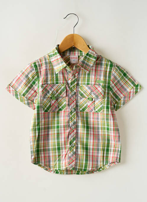 Cămașă cu mâneci scurte verde BOBOLI băiat
