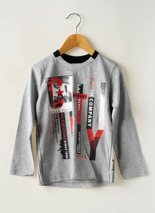 Tricou gri BOBOLI băiat