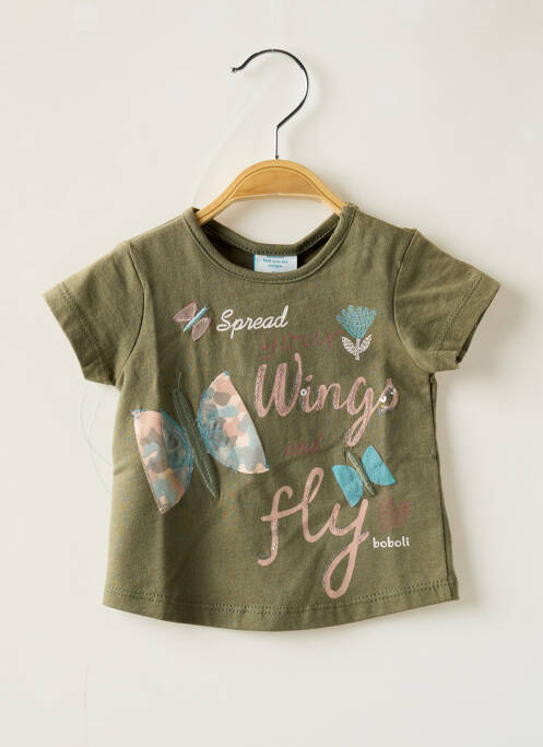 Tricou verde BOBOLI fată