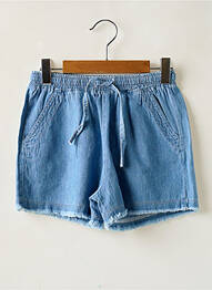Șort țesătură denim talie elastică albastru BOBOLI fată