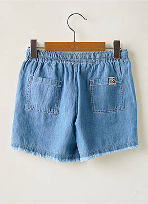 Șort țesătură denim talie elastică albastru BOBOLI fată