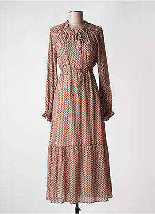 Rochie lungă roz C'EST BEAU LA VIE femeie