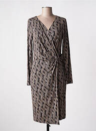 Rochie midi mâneci lungi mâneci lungi gri DESIRES femeie