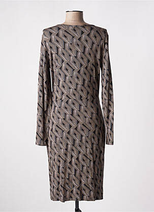 Rochie midi mâneci lungi mâneci lungi gri DESIRES femeie