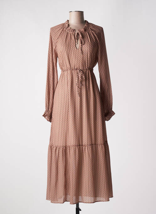 Rochie lungă roz C'EST BEAU LA VIE femeie