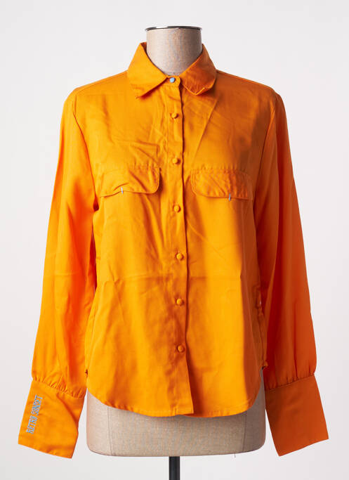 Cămașă croială cambrată mâneci lungi portocaliu LES TROPEZIENNES PAR M.BELARBI femme