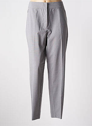 Pantalon drept elasticitate talie înaltă gri NUMPH femeie