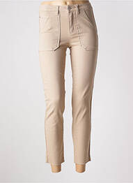 Pantalon 7/8 elasticitate mărime normală bej C'EST BEAU LA VIE femme