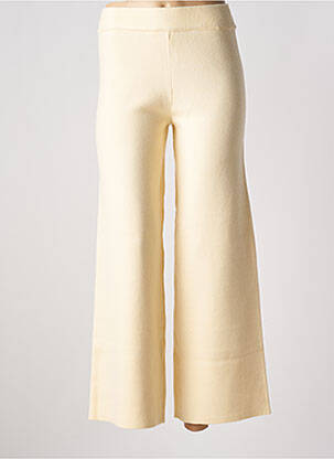 Pantalon larg bej COMPAÑIA FANTASTICA femeie