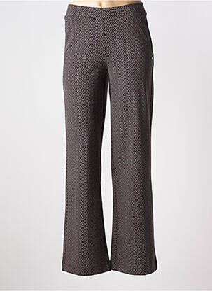 Pantalon larg buzunare talie înaltă albastru GARCIA femeie