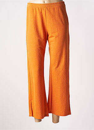 Pantalon 7/8 talie înaltă talie înaltă portocalie SEE THE MOON femeie