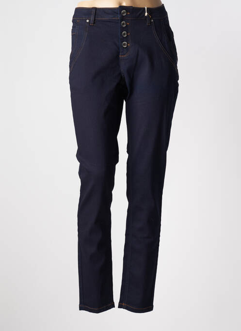 Blugi cu croială slim albastru CREAM femeie