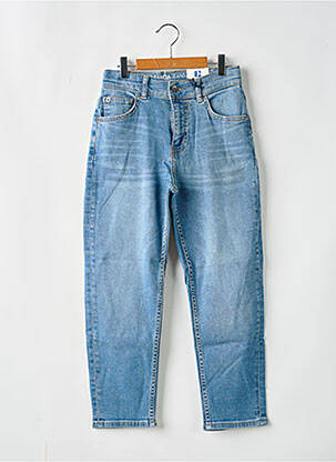 Blugi cu croială dreaptă albastru GARCIA fată