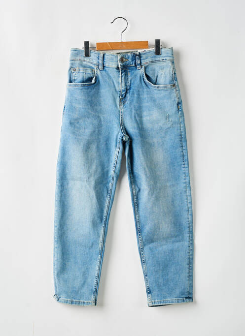 Blugi cu croială dreaptă albastru GARCIA fată