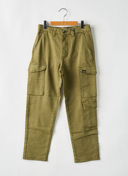 Pantalon cargo verde GARCIA fată