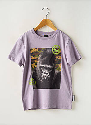 Tricou violet LE TEMPS DES CERISES băiat