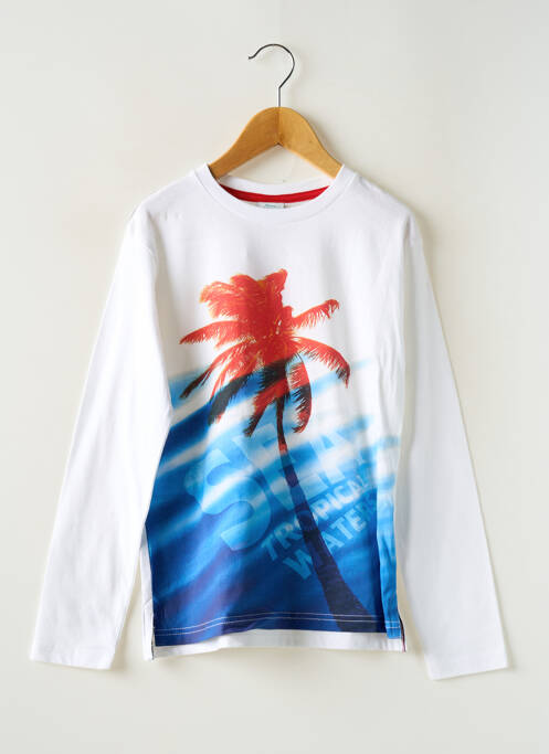 Tricou alb BOBOLI băiat