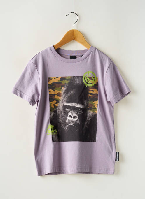 Tricou violet LE TEMPS DES CERISES băiat