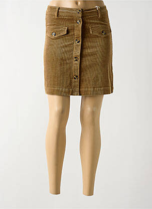 Fustă scurtă bej GARCIA femeie