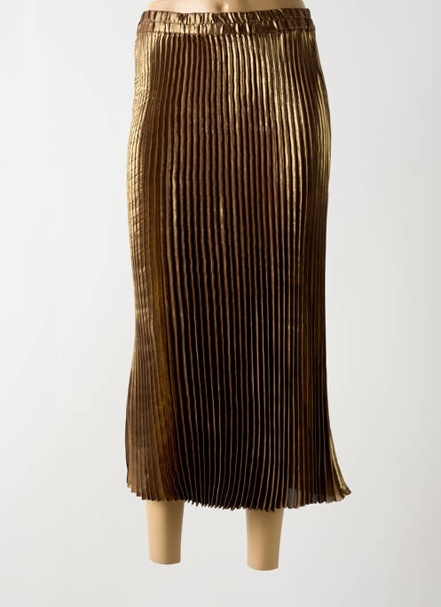 Fustă lungă auriu CREAM femeie