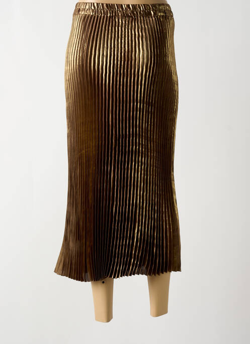 Fustă lungă auriu CREAM femeie