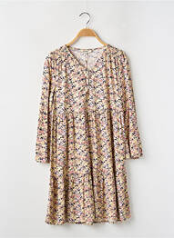 Rochie midi croială evazată mâneci 3/4 galben GARCIA fille
