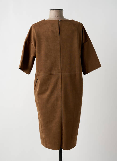 Rochie scurtă maro KAFFE femeie