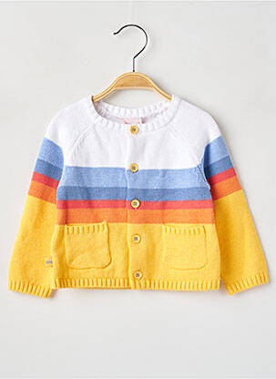 Vestă cu mâneci lungi galben BOBOLI fată