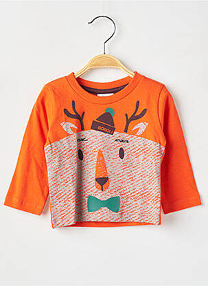 Tricou portocaliu BOBOLI băiat