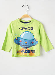 Tricou mâneci lungi mâneci lungi verde BOBOLI garcon