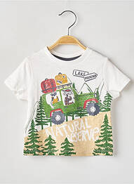 Tricou elasticitate mâneci scurte bej BOBOLI garcon