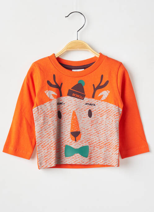 Tricou portocaliu BOBOLI băiat