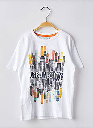 Tricou alb BOBOLI băiat