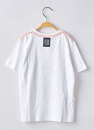 Tricou elasticitate mâneci scurte alb BOBOLI băiat
