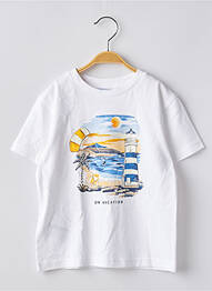 Tricou elasticitate mâneci scurte alb MAYORAL băiat