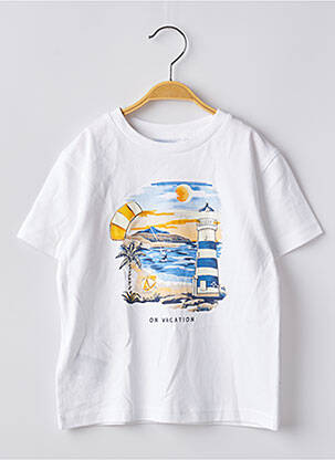 Tricou alb MAYORAL băiat
